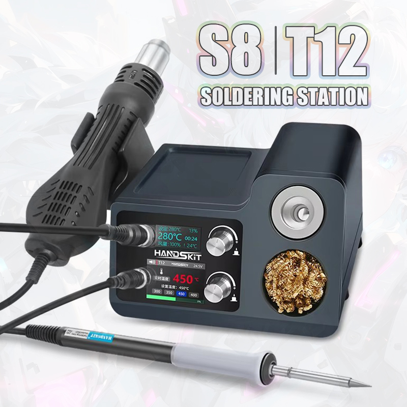 Hot Air Rework Station T12 - Stacja lutownicza T12 z pistoletem na
