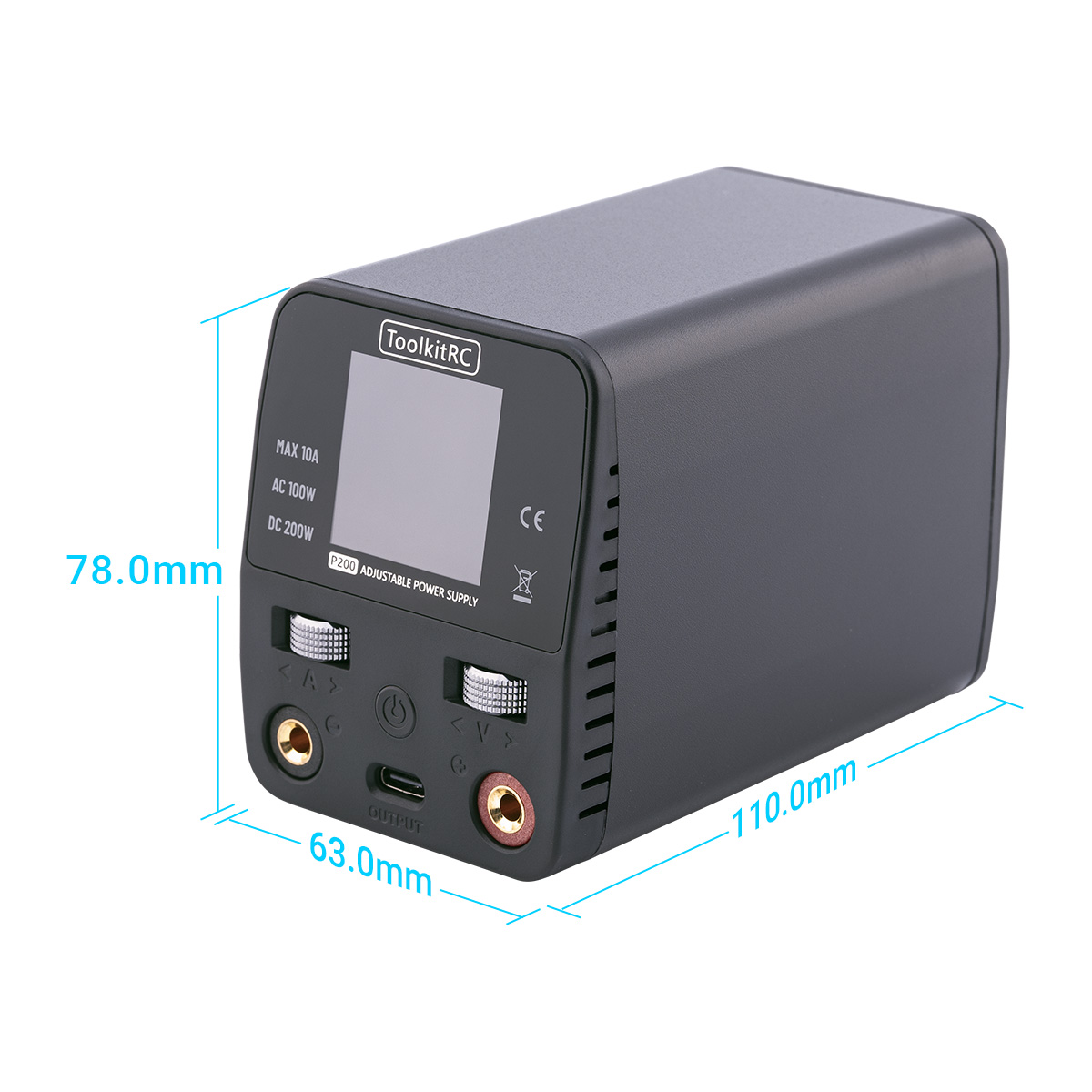 ToolkitRC P200 V2 zasilacz 30V – Programmable Dc Power Supply 30V 10A recenzja i cena