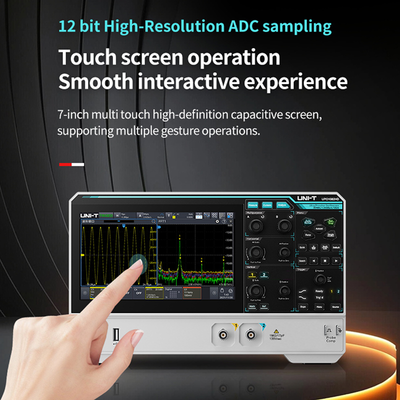 Oscyloskop UNI-T UPO1154HD UPO – Digital Storage Oscilloscope 100Mhz recenzja i cena